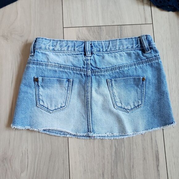 Summer Girls 2T Lot Gap Red White Blue Tank Tops Denim 4th Of July Skirt Set - Picture 13 of 13